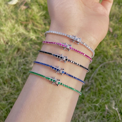 [LORA]Radiant Colorful Round Cut Party Bracelet
