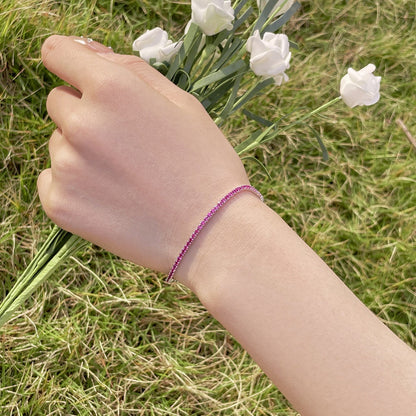 [LORA]Radiant Colorful Round Cut Party Bracelet