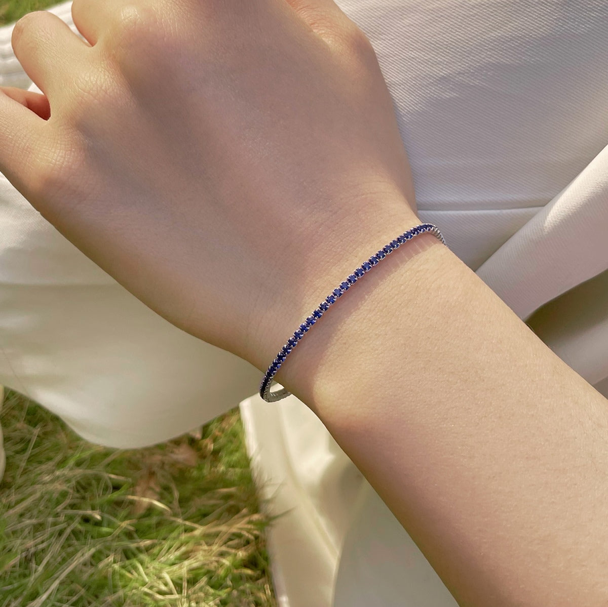 [LORA]Radiant Colorful Round Cut Party Bracelet
