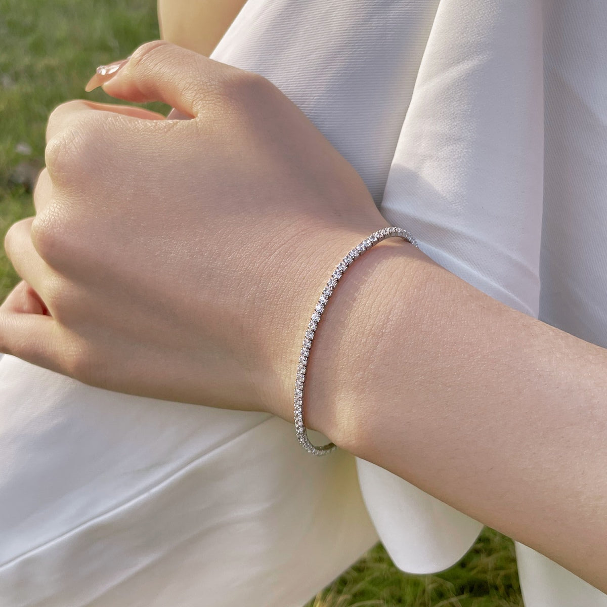[LORA]Radiant Colorful Round Cut Party Bracelet