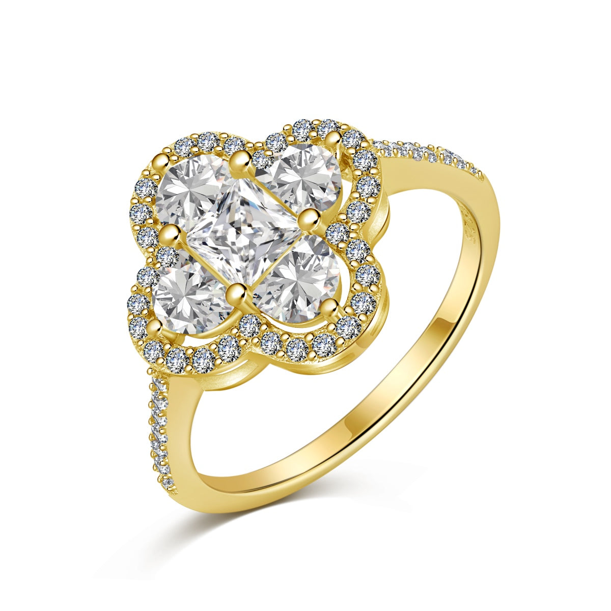 [LORA]Luxurious Eternity Flower Shape Banquet Ring