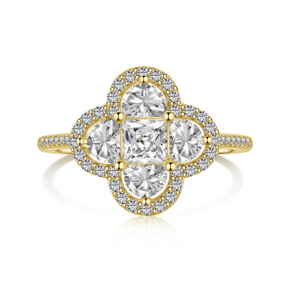 [LORA]Luxurious Eternity Flower Shape Banquet Ring