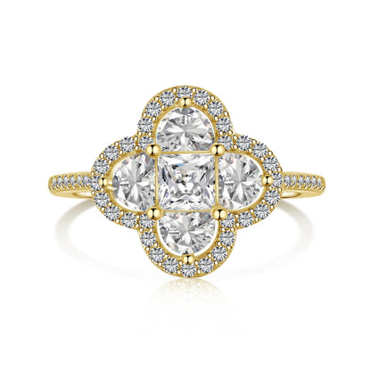 [LORA]Luxurious Eternity Flower Shape Banquet Ring