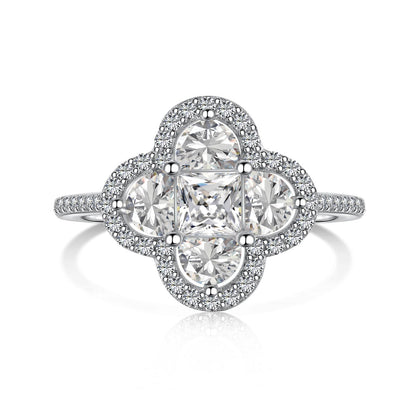 [LORA]Luxurious Eternity Flower Shape Banquet Ring