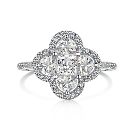 [LORA]Luxurious Eternity Flower Shape Banquet Ring