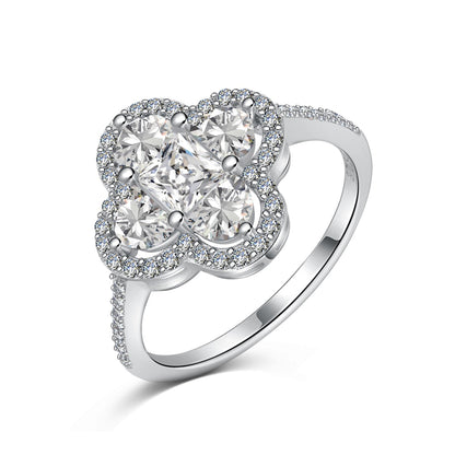 [LORA]Luxurious Eternity Flower Shape Banquet Ring