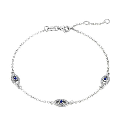 [LORA]Evil Eye Shape Pendent Necklace