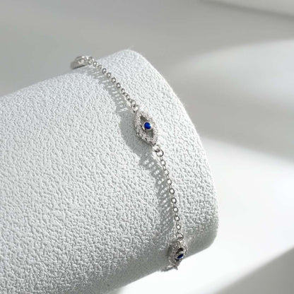 [LORA]Evil Eye Shape Pendent Necklace