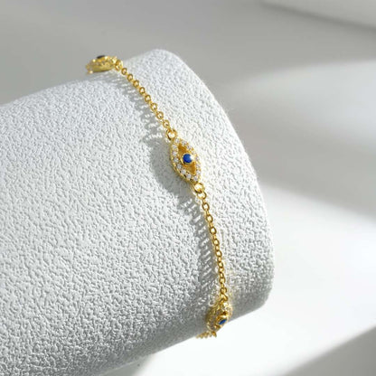 [LORA]Evil Eye Shape Pendent Necklace