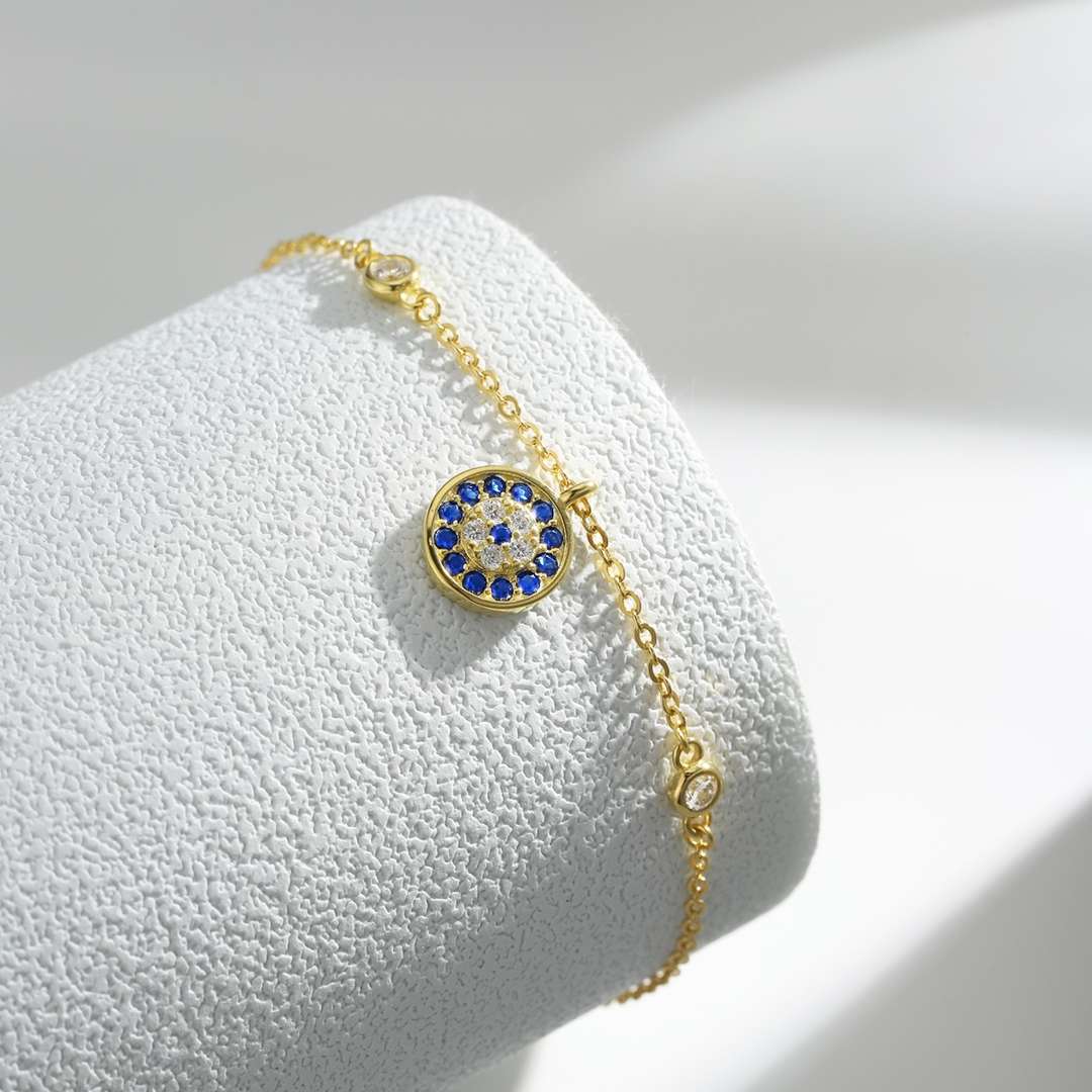 [LORA]Devil's Eye Round Shape Bracelet