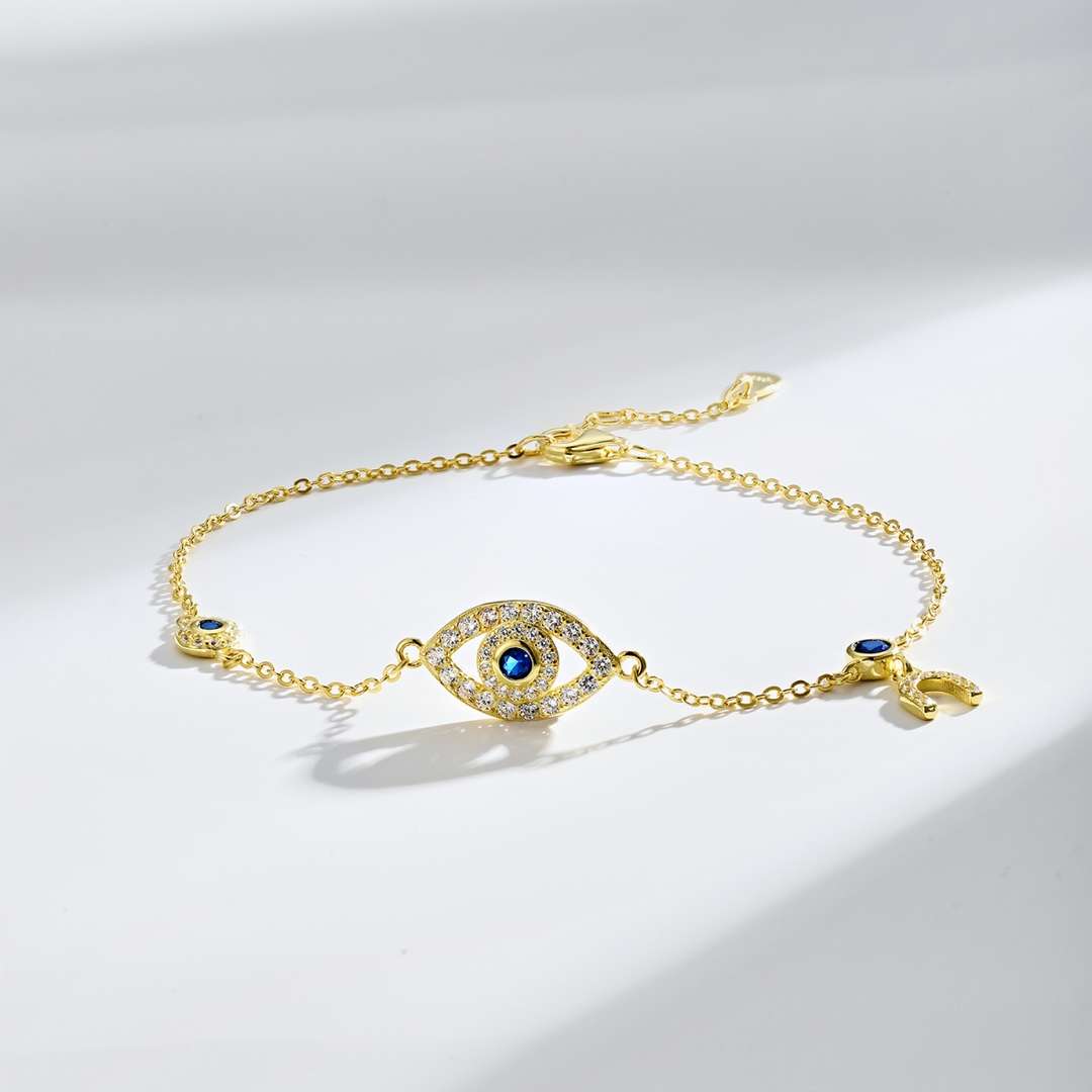[LORA]Dainty Eye Shape Necklace