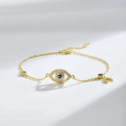 [LORA]Dainty Eye Shape Necklace