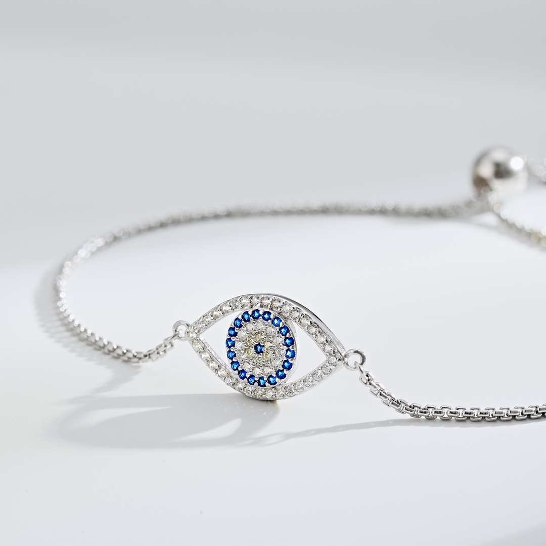 [LORA]Dazzling Eye Shape Necklace