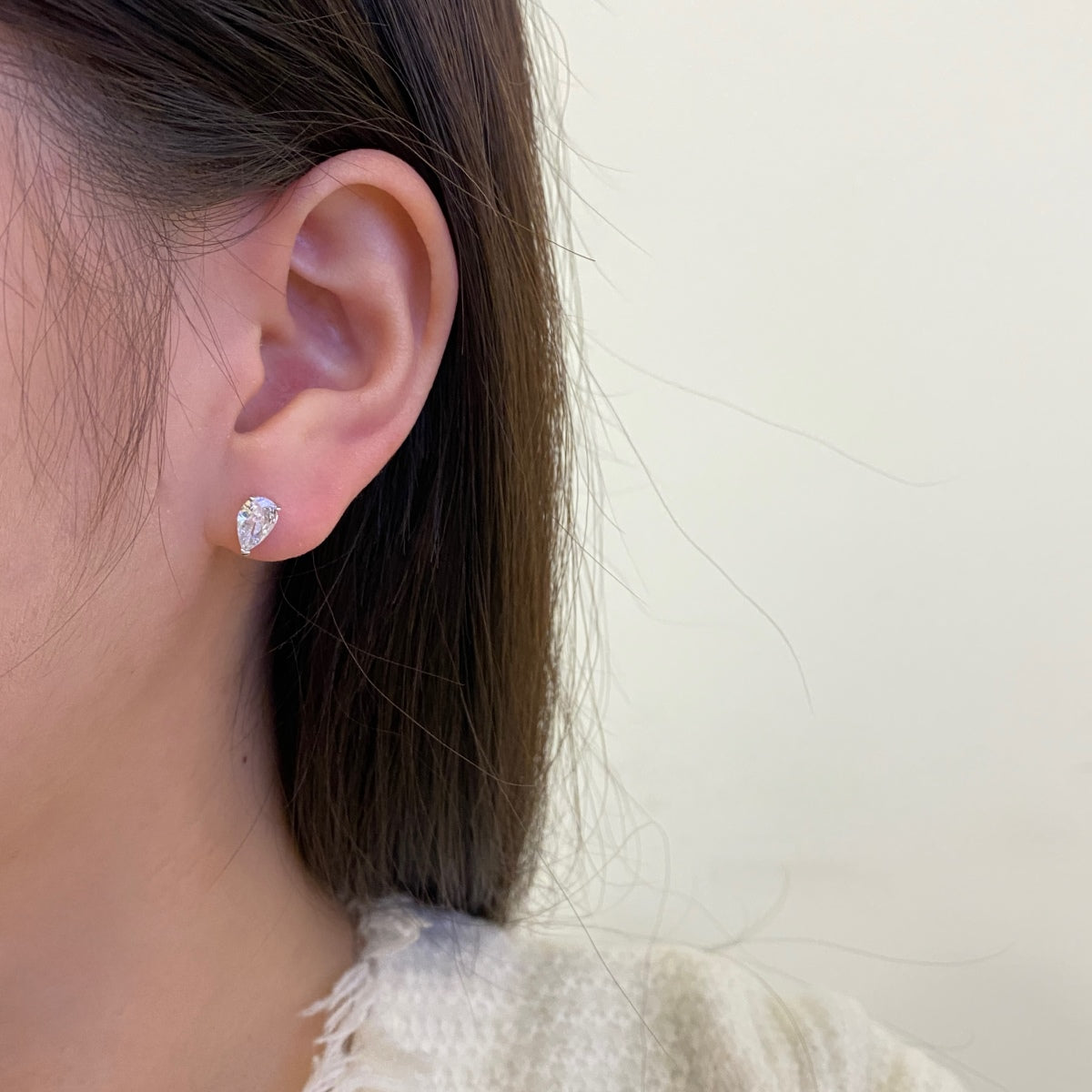 [LORA]Ornate Water Drop Shape Earrings