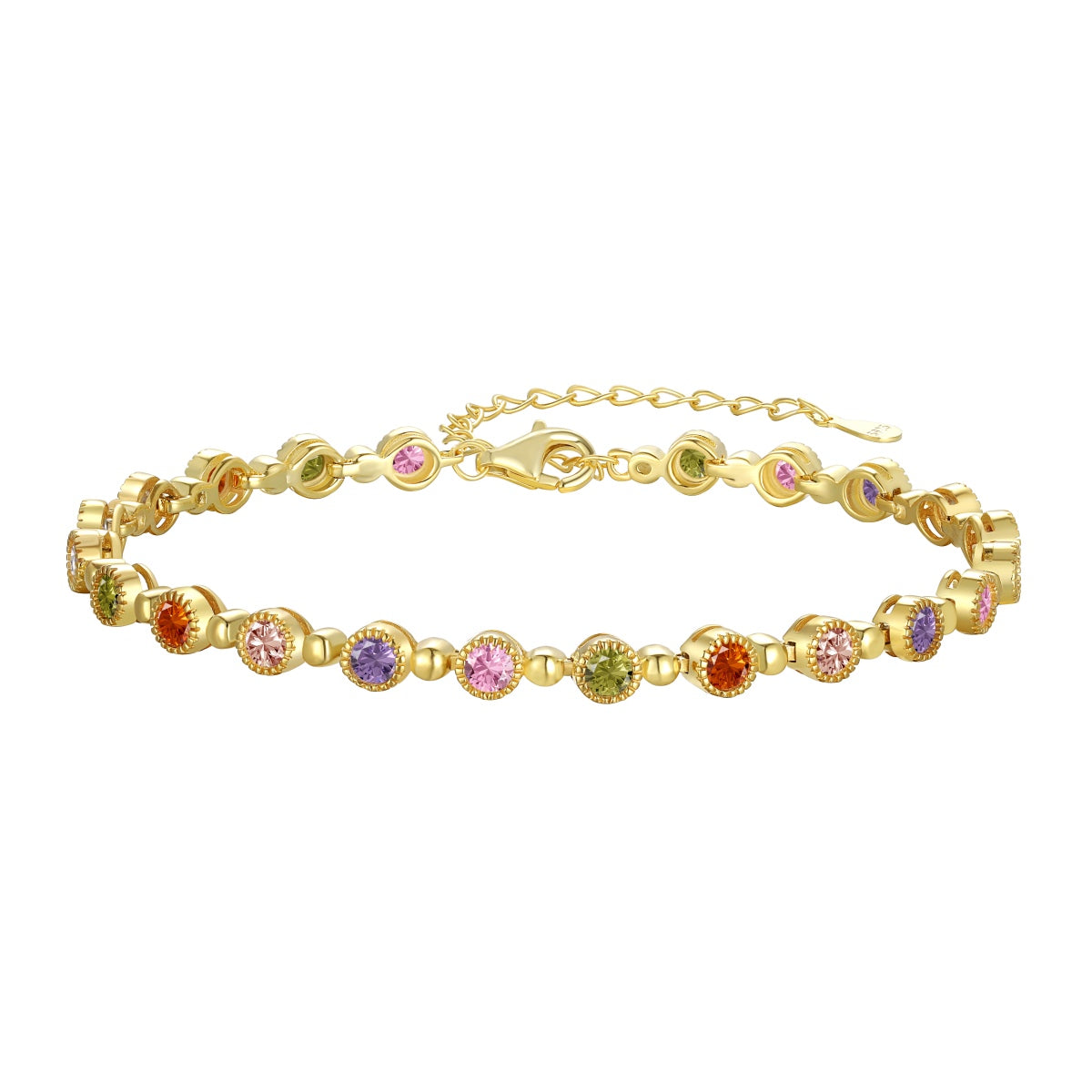 [LORA]Sparkling Exquisite Round Cut Party Bracelet