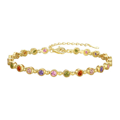 [LORA]Sparkling Exquisite Round Cut Party Bracelet