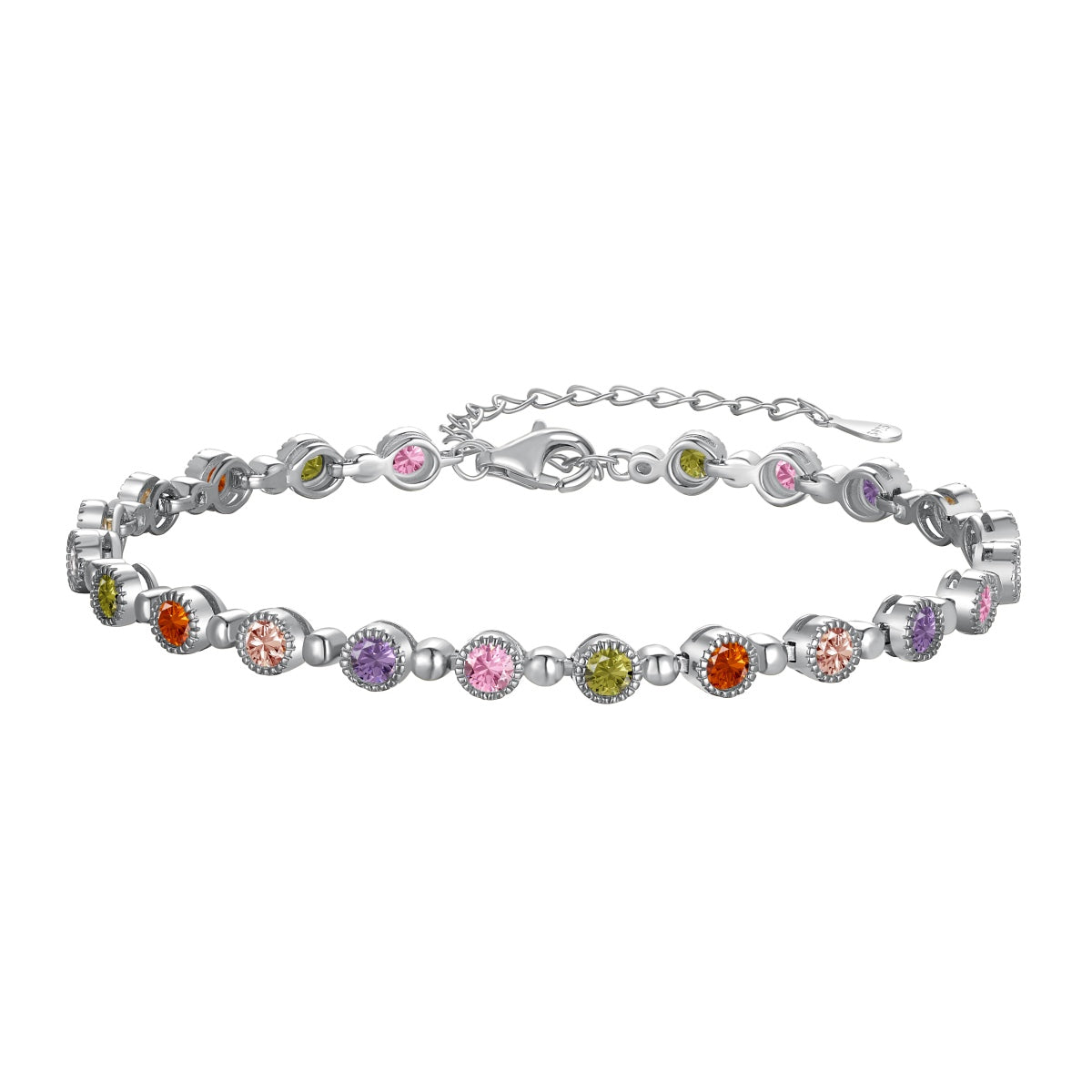 [LORA]Sparkling Exquisite Round Cut Party Bracelet