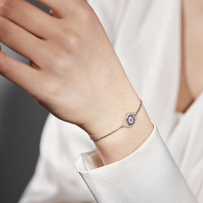 [LORA]Dazzling Eye Shape Necklace