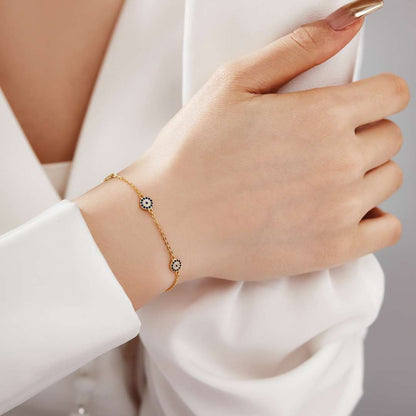 [LORA]Delicate Round Shape Pendent Necklace