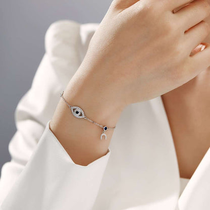 [LORA]Dainty Eye Shape Necklace