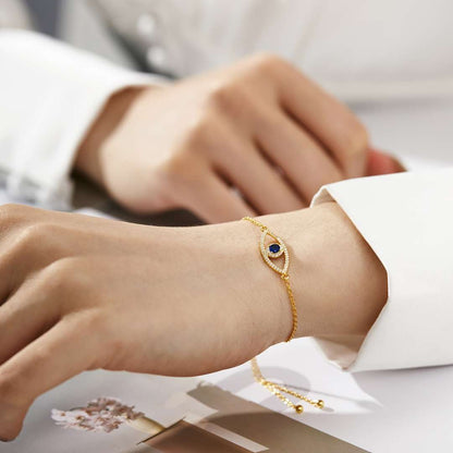 [LORA]Devil's Eye Hollow Design Bracelet