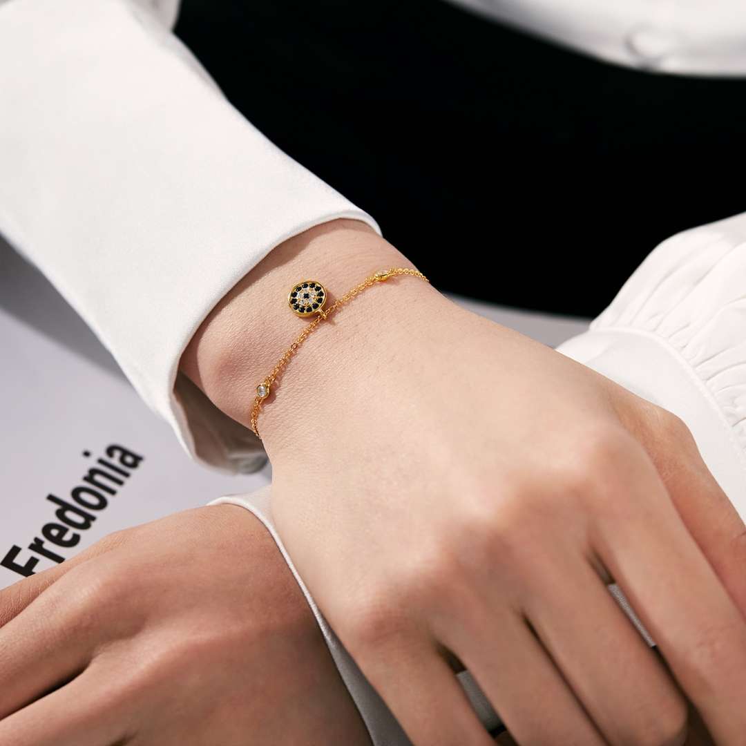 [LORA]Devil's Eye Round Shape Bracelet