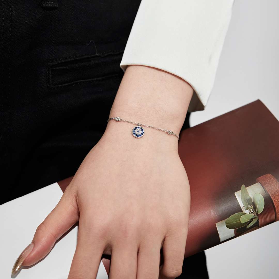 [LORA]Devil's Eye Round Shape Bracelet