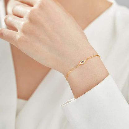 [LORA]Evil Eye Shape Necklace
