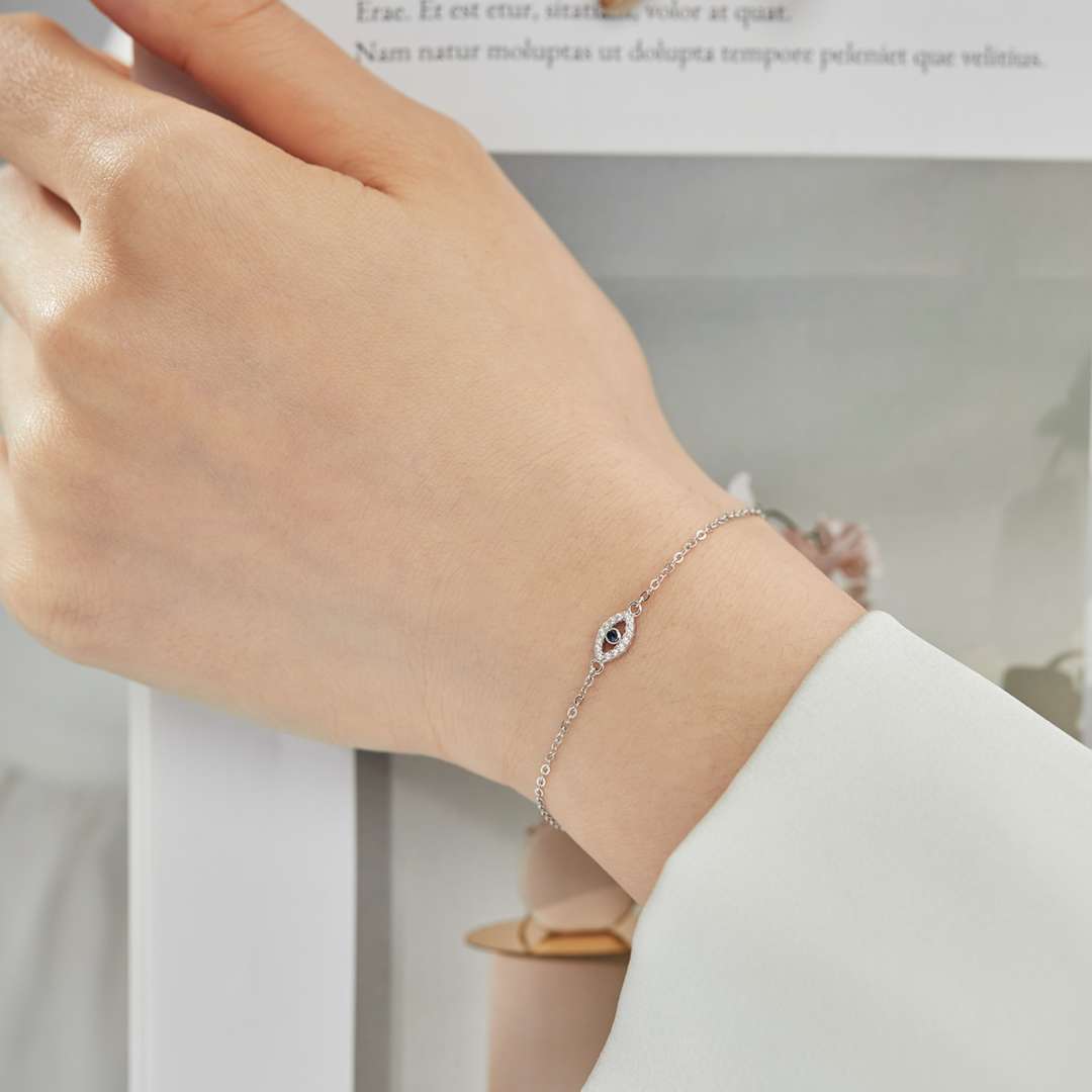 [LORA]Evil Eye Shape Necklace