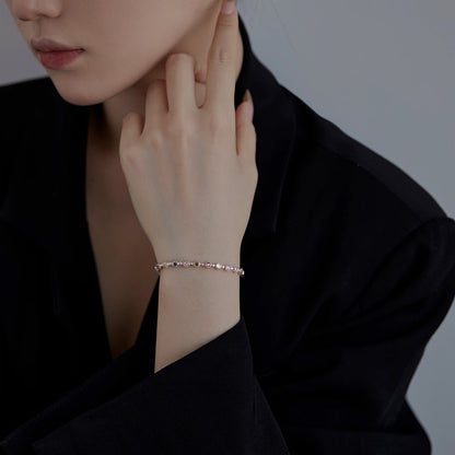 [LORA]Sparkling Exquisite Round Cut Party Bracelet