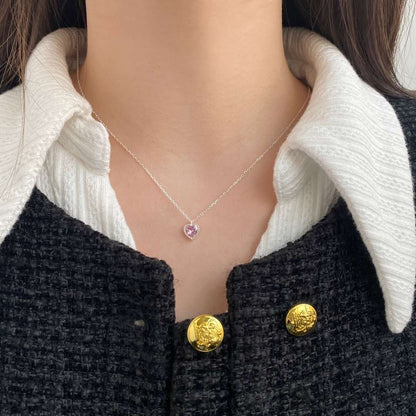 [LORA]Ornate Heart Shape Necklace