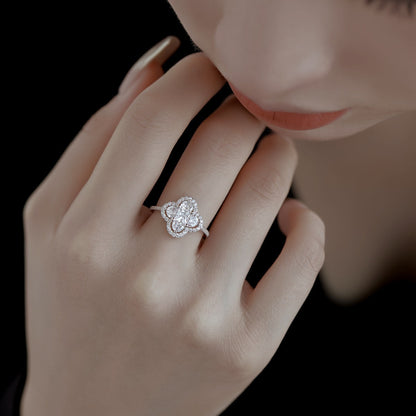 [LORA]Luxurious Eternity Flower Shape Banquet Ring