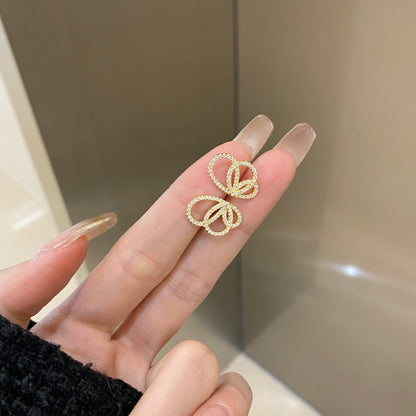 [LORA]Exquisite Butterfly Shape Earrings