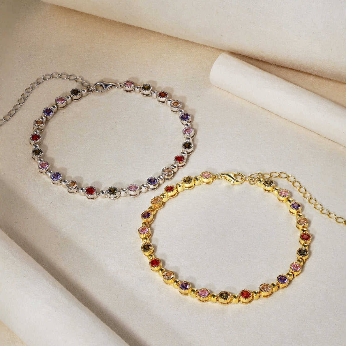 [LORA]Sparkling Exquisite Round Cut Party Bracelet