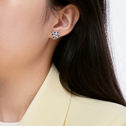 [LORA]Exquisite Flower Shape Daily Earrings