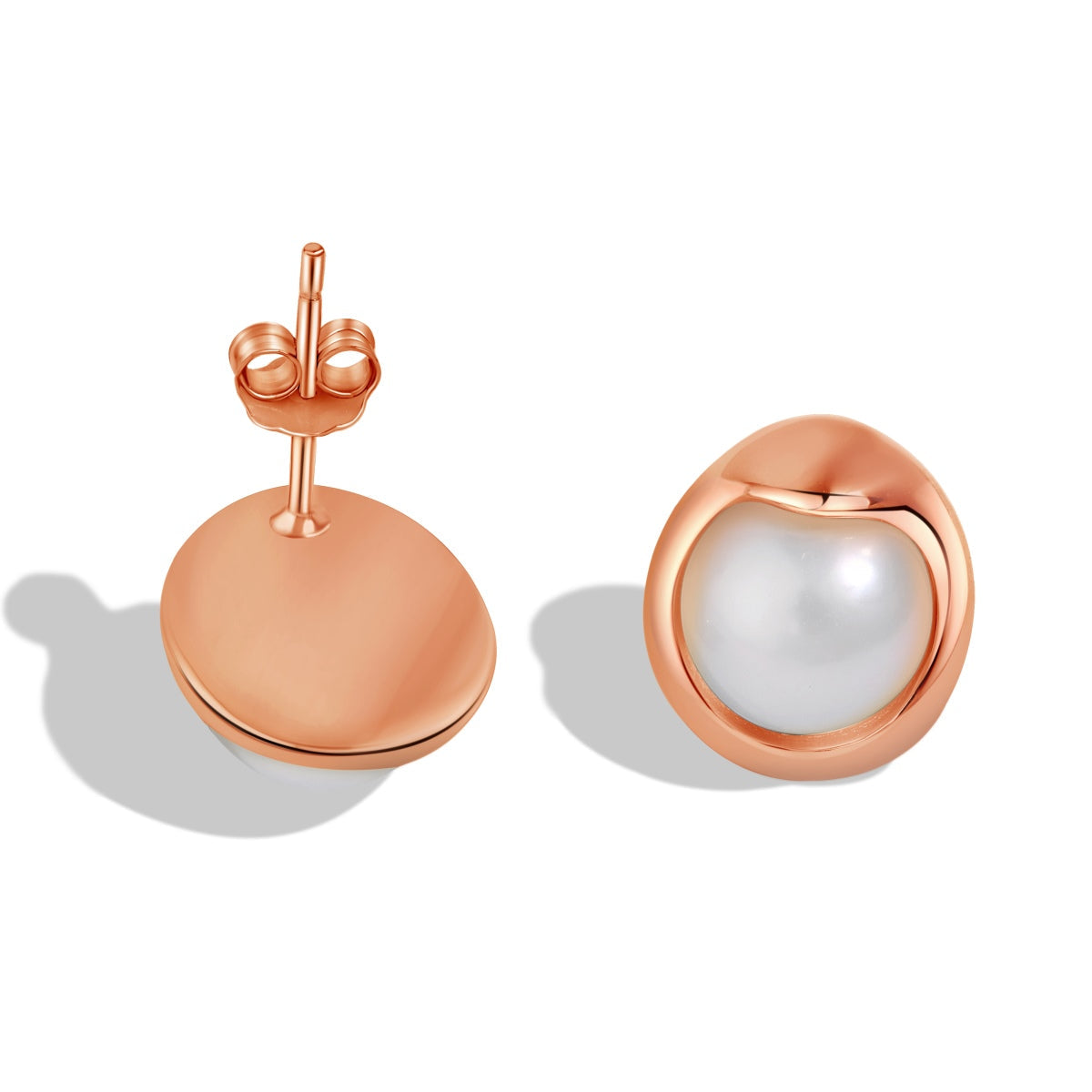 [LORA]Dainty Bread Pearl Earrings