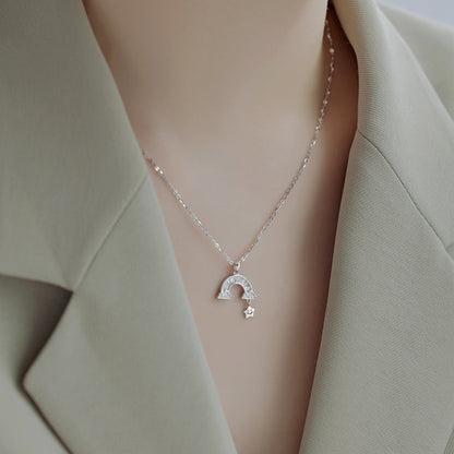 [LORA]Unique Rainbow Star Necklace