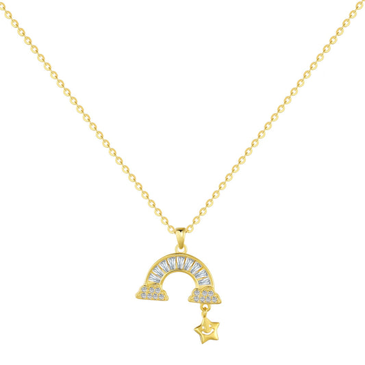 [LORA]Unique Rainbow Star Necklace