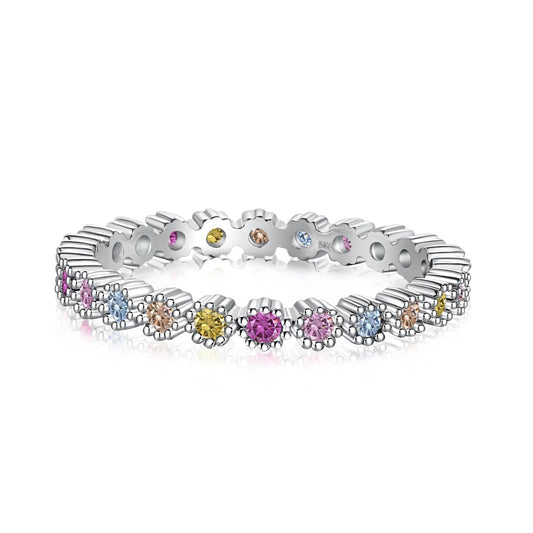 [LORA]Exquisite Colorful Round Cut Party Ring
