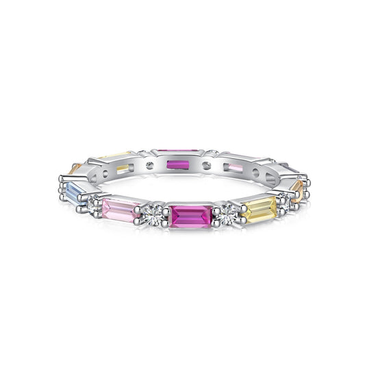 [LORA]Lively In Shades Elegant Radiant Cut Daily Ring