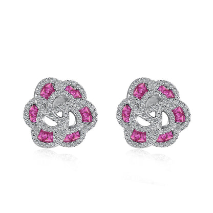 [LORA]Exquisite Flower Shape Daily Earrings