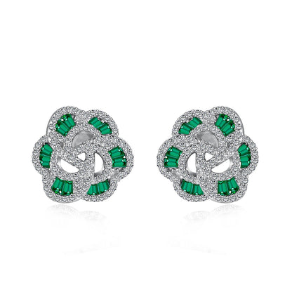 [LORA]Exquisite Flower Shape Daily Earrings