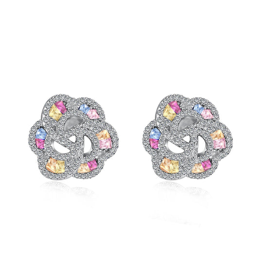 [LORA]Exquisite Flower Shape Daily Earrings