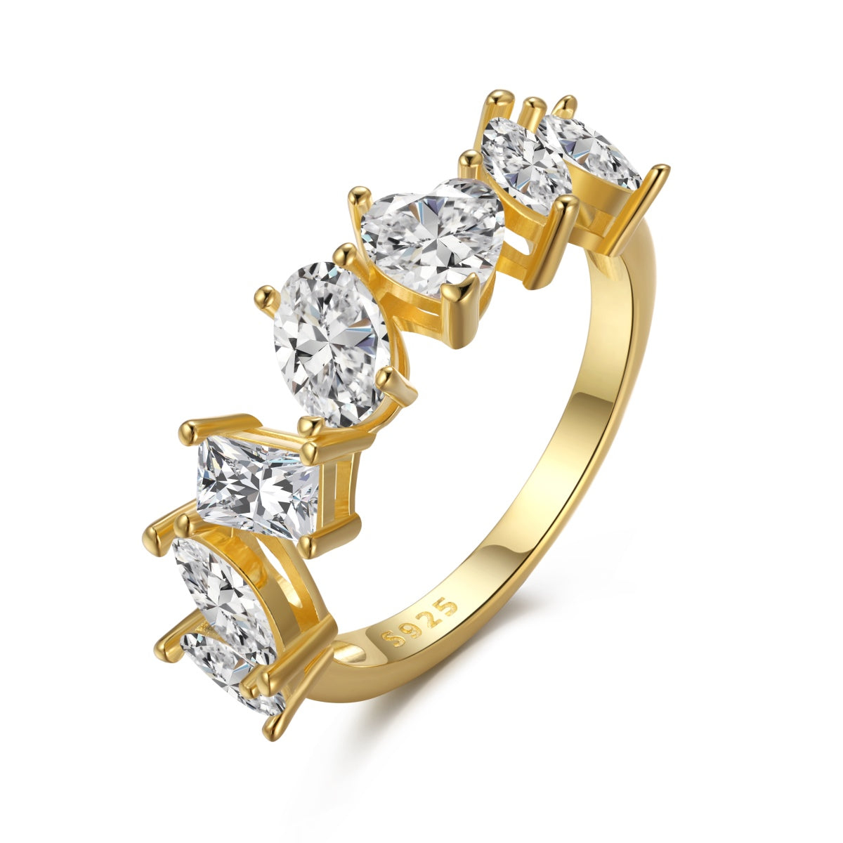 [LORA]Delicate Multi Cut Ring
