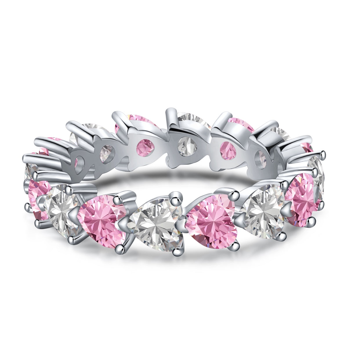 [LORA]0.25 Carat Radiant Romance Heart Cut Lover Ring