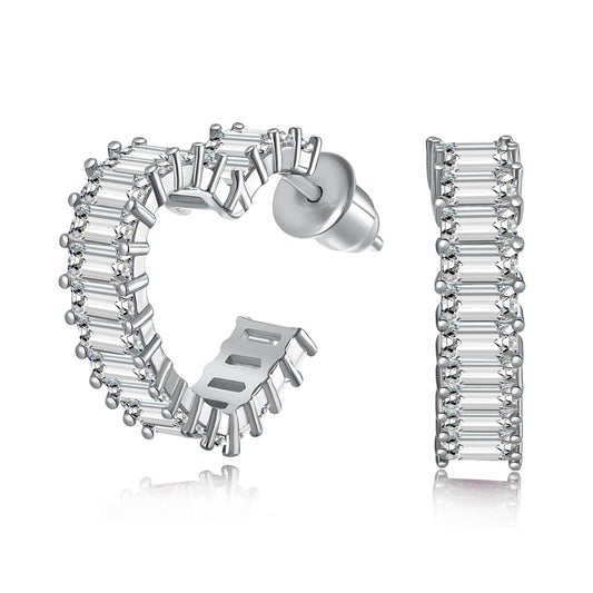 [LORA]Radiant Heart Cutout Earrings