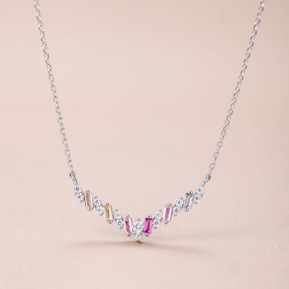 [LORA]Dazzling Rainbow Necklace