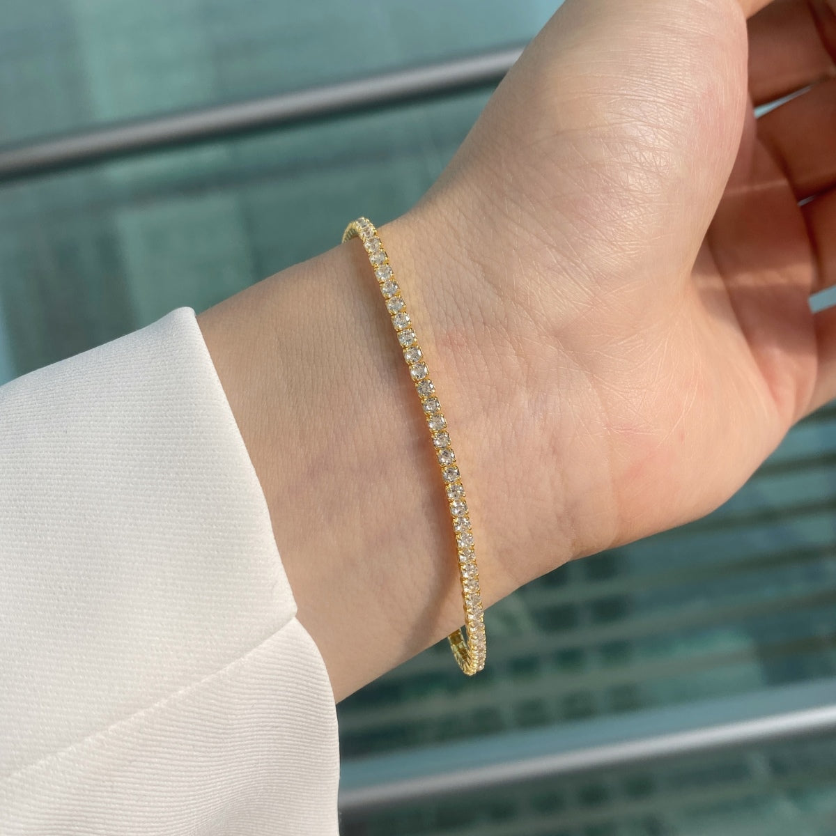 [LORA]Radiant Colorful Round Cut Party Bracelet