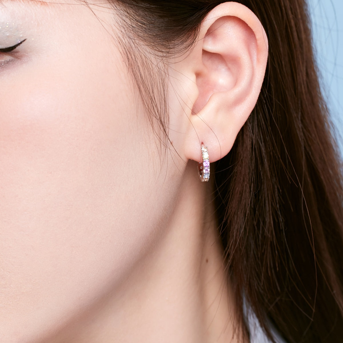 [LORA]Radiant Colorful Round Cut Earrings