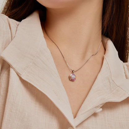 [LORA]Charming Flower Colorful Necklace
